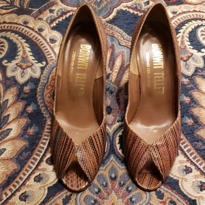 Bonwit Teller Snakeskin Pumps